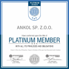 Ankol Attains the Platinum Membership at the Worldcob Association